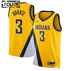 Dres Indiana Pacers Chris Duarte 3 Jordan 2022-23 Statement Edition Navy Swingman - Dječji